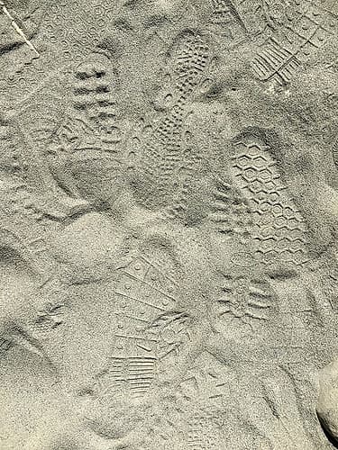 Sand Prints III Art Print by Grayscale