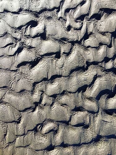 Sand Prints V Art Print by Grayscale