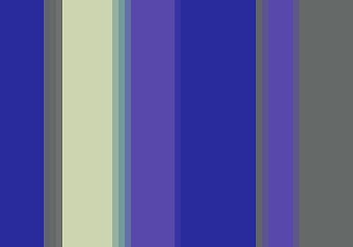 Cool Stripes II Art Print