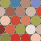 Bright Circles X Art Print
