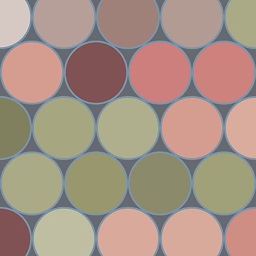 Soft Circles II Art Print by Grayscale