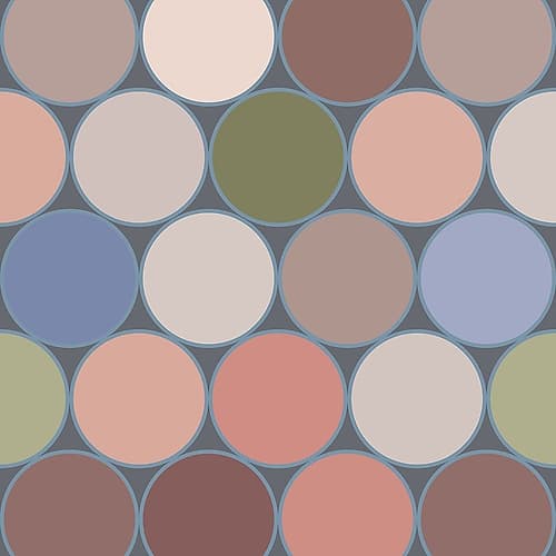 Soft Circles III Art Print by Grayscale