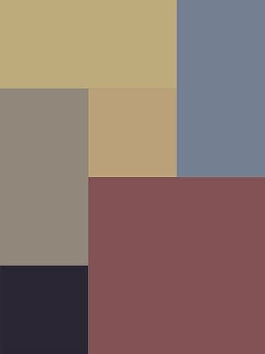 Soft Blocks XX Art Print by Grayscale