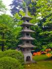 Pagoda Garden II Art Print