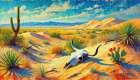 Desert Landscape Art Print