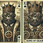 Knig Of Gears Abstract Art Print