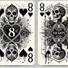 8 Of Hearts Art Print