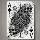 Ace Of Clubs Abstract Art Print