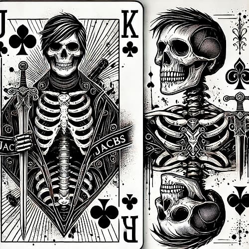 King Of Clubs Art Print