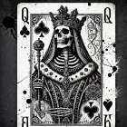 Queen Of Clubs Art Print