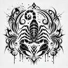 Skorpion Crown Art Print