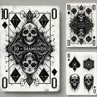 10 Of Diamonds Art Print