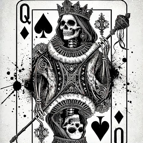Queen Of Diamonds Art Print