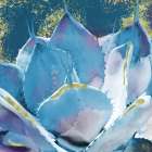 Color Moods: Cactus 4 Gold Type Art Print
