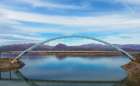 Roosevelt Lake Bridge Art Print
