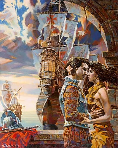 Farewell to the conquistador Art Print by Alexey Lashkevich