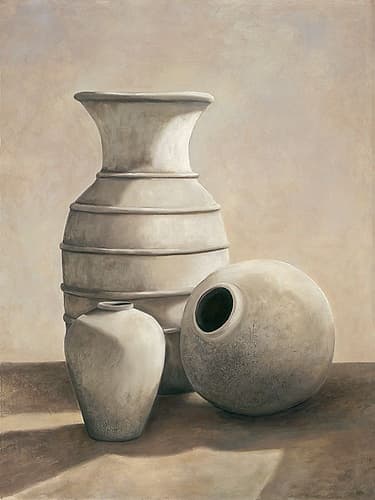 Vasi bianchi Art Print