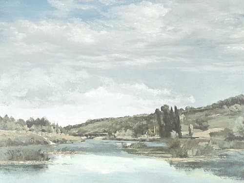 On the Water Landscape Print