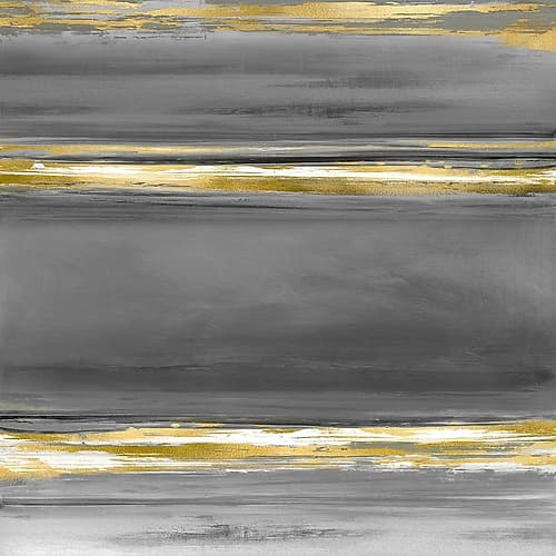 Parallels in Grey Art Print by Delphine Corbin