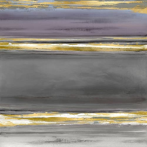 Parallels with Amethyst Art Print by Delphine Corbin