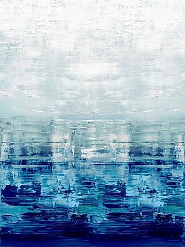 Blue Reflections Art Print by Allie Corbin