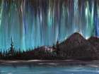 Nordlys Night Art Print