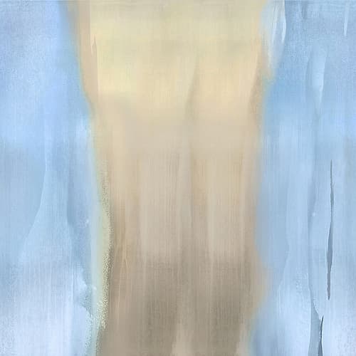 Free Fall Blue I Art Print