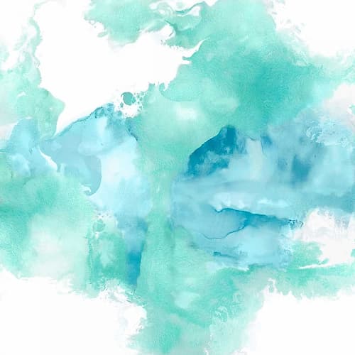 Ascending in Aqua Art Print