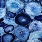 Agate in Blue I Art Print