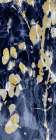 Indigo Nature with Gold II Art Print