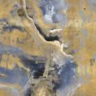 Stone with Gold and Gray I Art Print