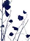 Nature Indigo Blue II Art Print