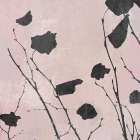 Nature Silhouette on Blush I Art Print