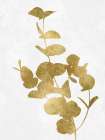 Nature Gold on White I Art Print