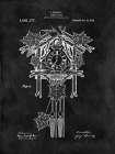 Cuckoo Clock - 1912-Black Art Print