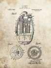 Hand Grenade - 1919 Art Print