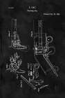 Colt-Revolving Gun - 1836-Black Art Print