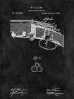 Three Barreled Gun - 1883-Black Art Print