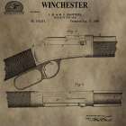 Winchester Magazine Fire Arm, Art Print