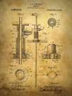 Beer Tap 1912 Art Print