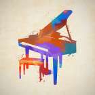 Piano Art Print