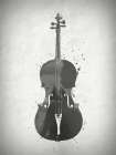 Black and White Violin Art Print