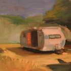 Vintage Camper Art Print