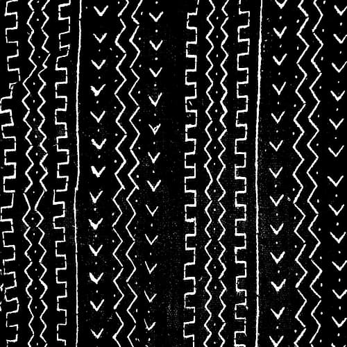 Mudcloth Black VI Art Print