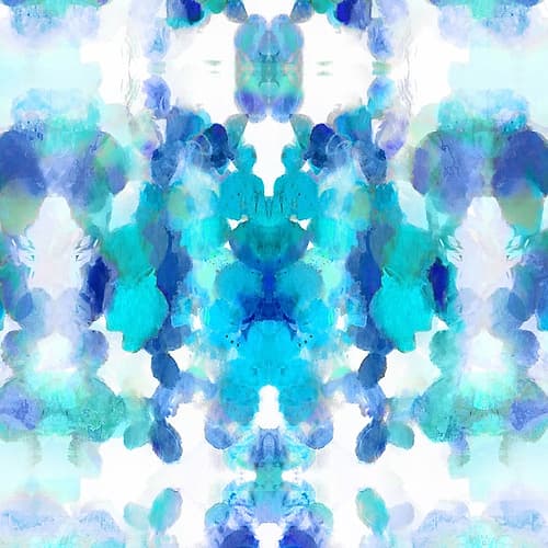 Focal Point Blue Art Print