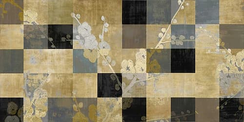 Blossoms In Gold Art Print