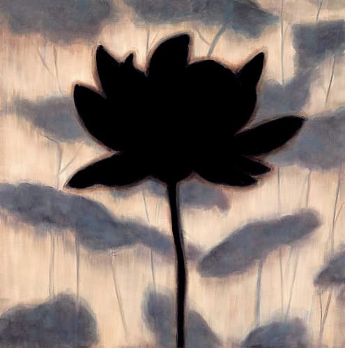 Blossom Silhouette I Art Print