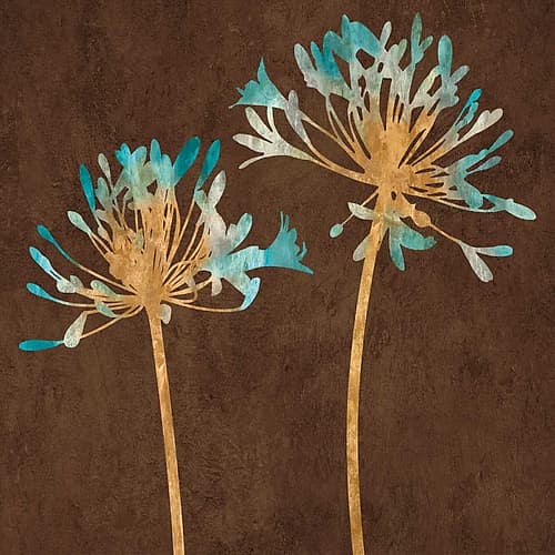 Teal Bloom II Art Print