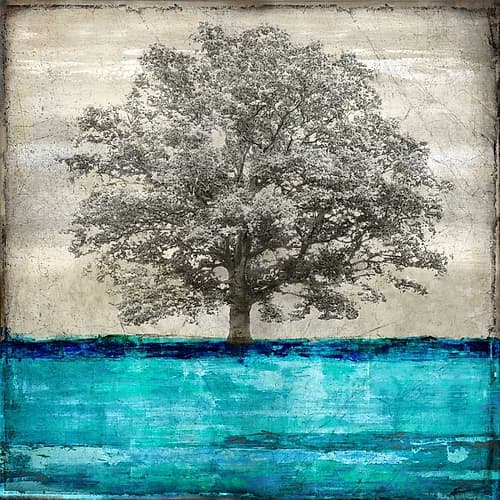 Majestic - Aqua Art Print