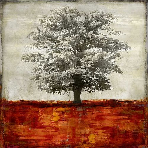 Majestic - Red Art Print by Eric Turner